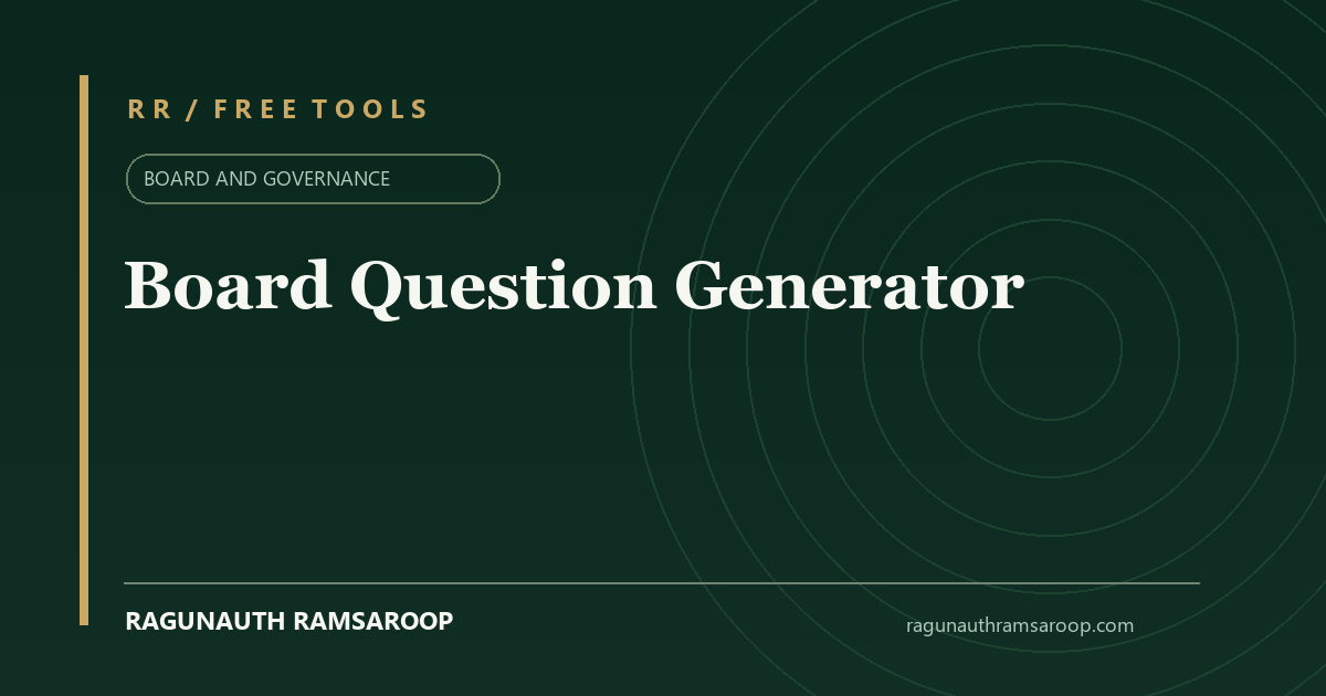 Board Question Generator share preview
