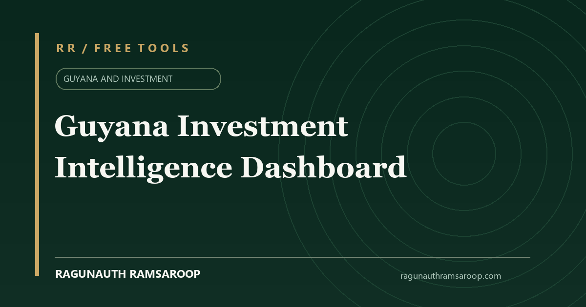 Guyana Investment Intelligence Dashboard share preview