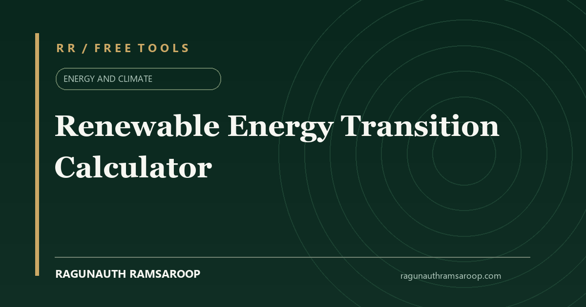 Renewable Energy Transition Calculator share preview