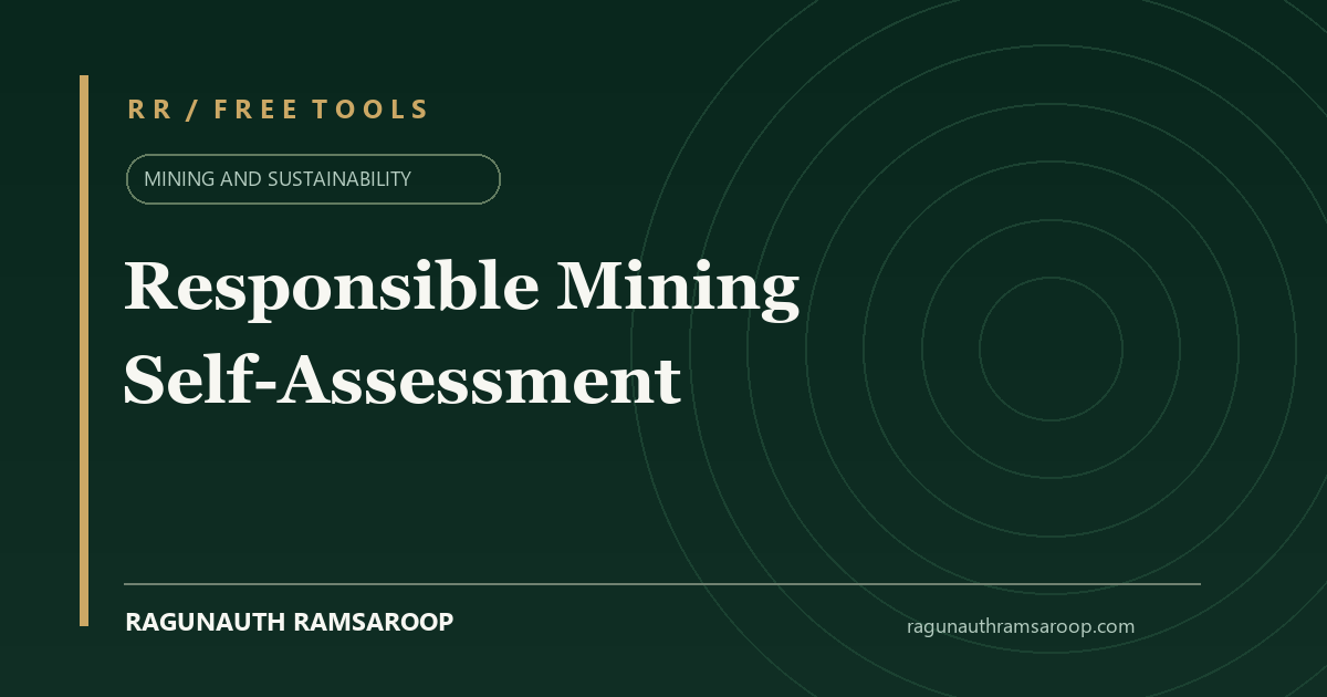 Responsible Mining Self-Assessment share preview