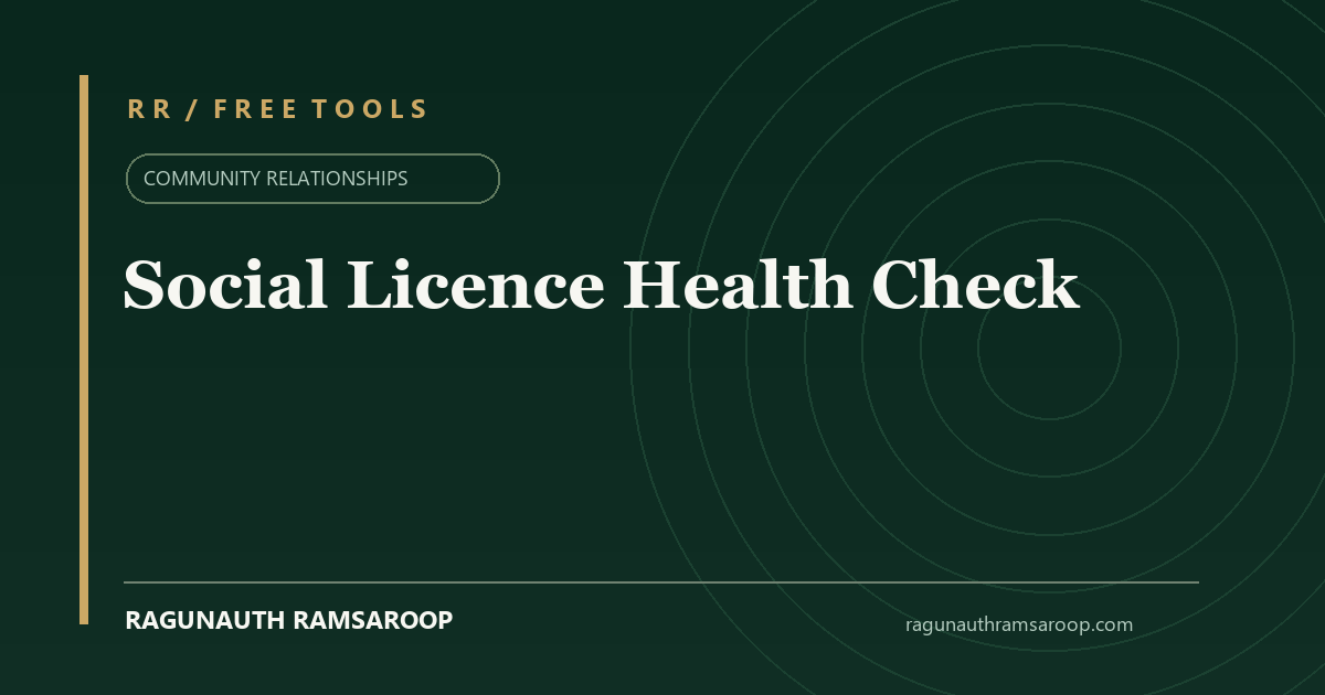 Social Licence Health Check share preview