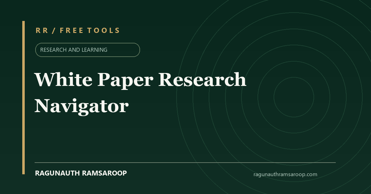 White Paper Research Navigator share preview
